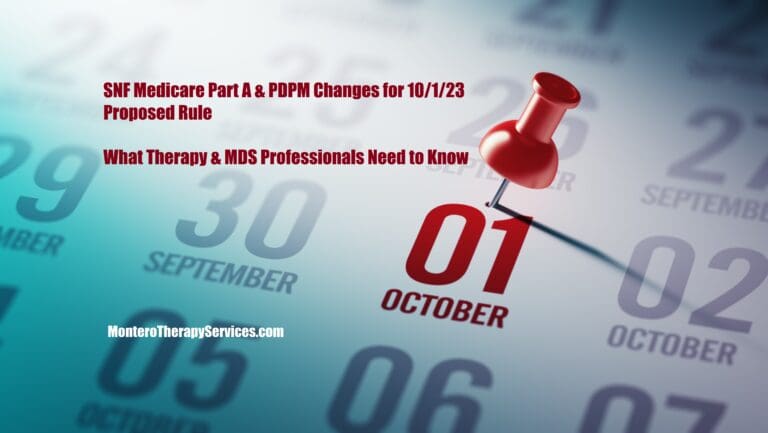 SNF Medicare Part A Proposed Rule Changes for October 1st 2023