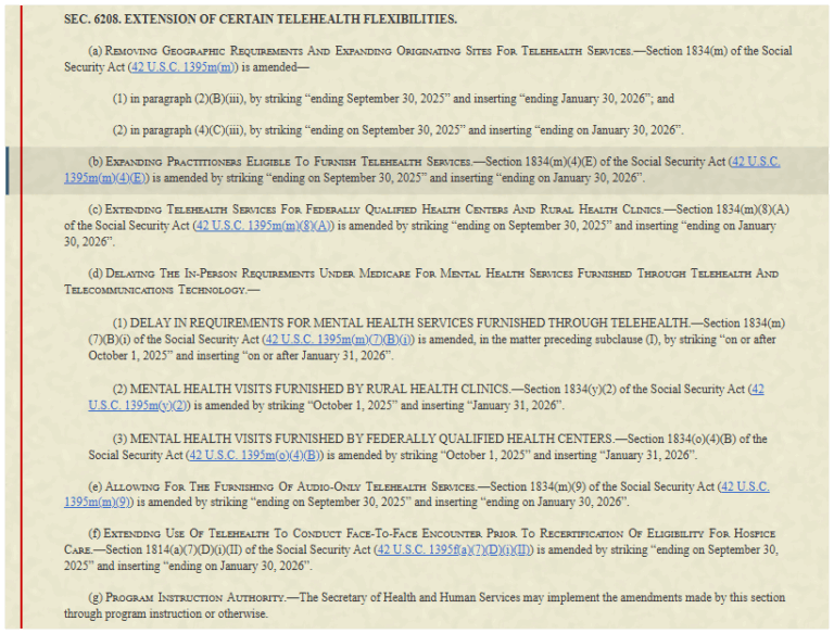 SNF Therapy Telehealth